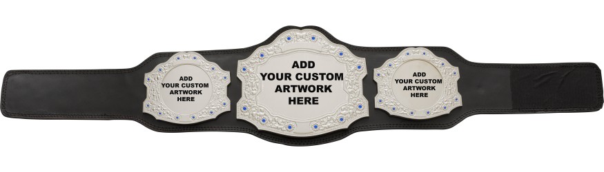 XXL SILVER CHAMPIONSHIP BELT - ***BEST SELLER***